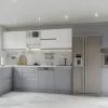 Modern kitchen with sleek design.